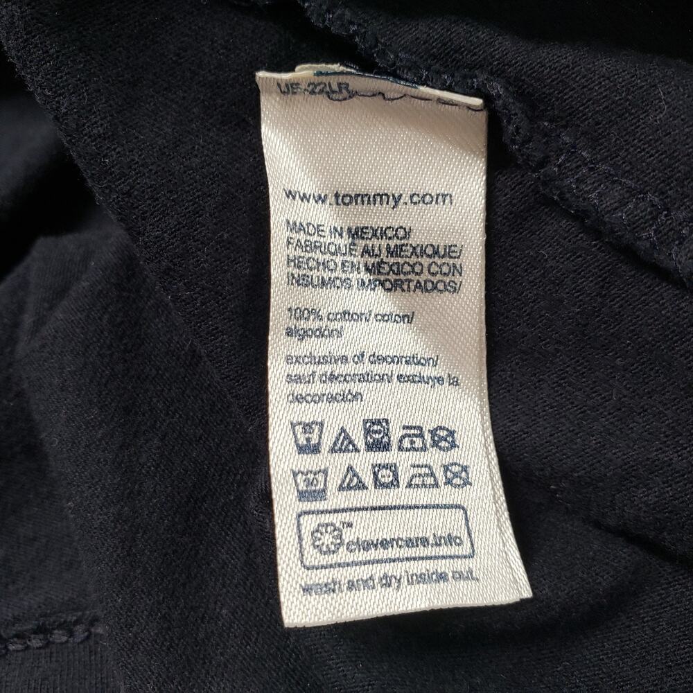 Tommy Hilfiger T-Shirt Mens XL Blue Logo Short Sleeve Crew Neck Graphic Tee Flag - Picture 8 of 16